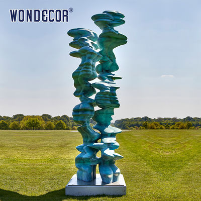 Large Abstract Rockery Bronze Garden Sculpture Metal Casting