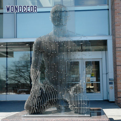 150cm Forged Metal Sculpture Vanishing Modern Figure Sculpture