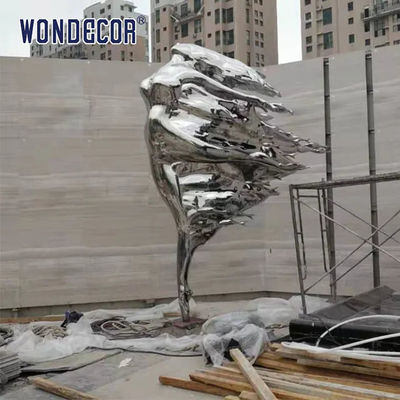 Outdoor Garden Forged Metal Sculpture Abstract Women'S Stainless Steel Sculpture