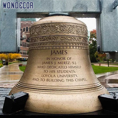 Large Cast Bronze Bells 180cm Hanging Temple Bells Brass color
