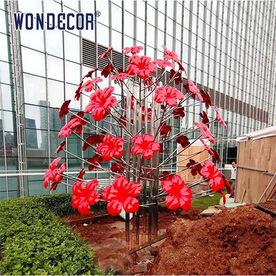 150cm Outdoor Metal Sculpture Flower Sea Metal Garden Statues