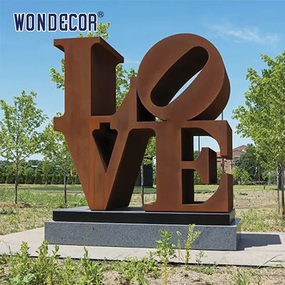 Large 230cm Corten Steel Sculpture Modern Outdoor Garden Abstract