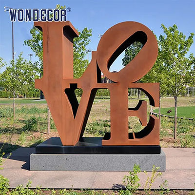Large 230cm Corten Steel Sculpture Modern Outdoor Garden Abstract