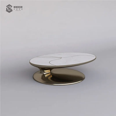 Living Room Top Marble Art Table Furniture Stainless Steel