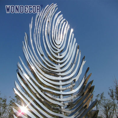 Customized Stereoscopic Stainless Steel Tree Sculpture Garden Decoration Abstract Geometric