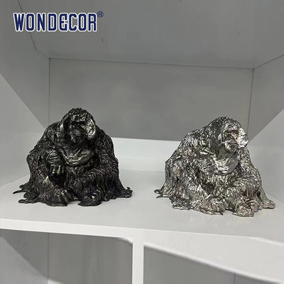 Heavy Weight Stainless Steel Animal Sculpture Customized Cast Metal Art 3D