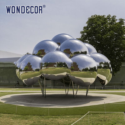 Customized Forged Metal Sculpture Public Art Abstract Cloud Large