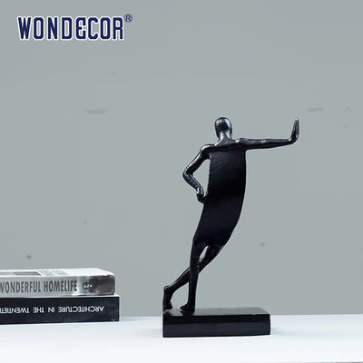 A Small Abstract Metal Art Leisure Figurine Bronze Sculpture