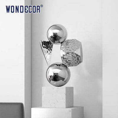 Modern Home Decoration Metal Crafts Stainless Steel Abstract Sculpture