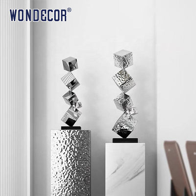 Modern Home Decoration Metal Crafts Stainless Steel Abstract Sculpture