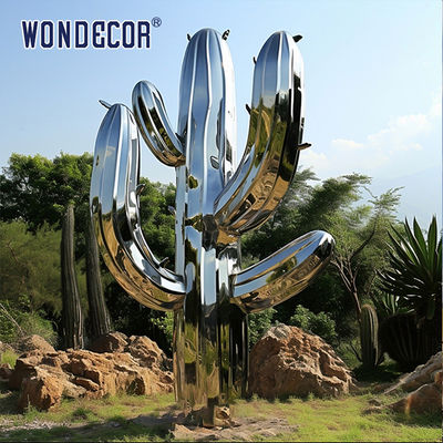 Outdoor Stainless Steel Sculpture Park Square Garden