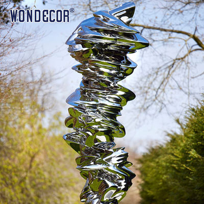 Outdoor Stainless Steel Sculpture Park Square Garden
