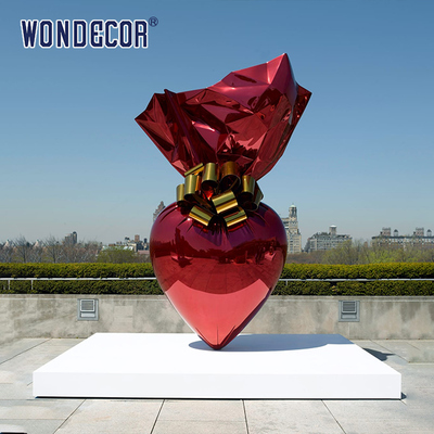 Famous Artwork 'Sacred Heart' - Large Outdoor Forged Metal Craft Stainless Steel Sculpture