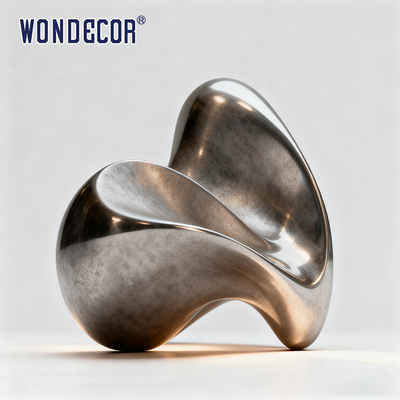 Large Outdoor Abstract Stainless Steel Sculpture 'Rhythm Wings'