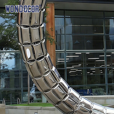 Custom Ring Mirror Polished Ring Stainless Steel Sculpture Modern Outdoor Sculpture