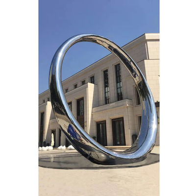 WONDERS Garden Decorative Metal Ring Sculpture 220cm 3D 2D Design