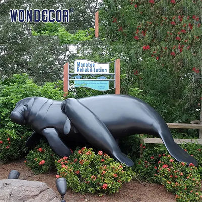 WONDERS Metal Decorated Bronze Seal Sculpture 3D Design 160cm