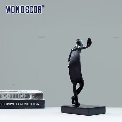 A Small Abstract Metal Art Leisure Figurine Bronze Sculpture
