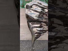 Outdoor Garden Forged Metal Sculpture Abstract Women'S Stainless Steel Sculpture