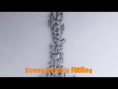 Mirror Finish Waterfall Wall Sculpture Hotel Decoration Abstrct