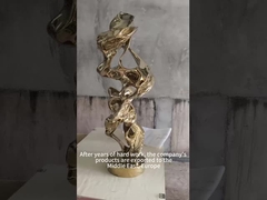 Large abstract outdoor plaza metal art the Taihu Lake rockery stainless steel sculpture